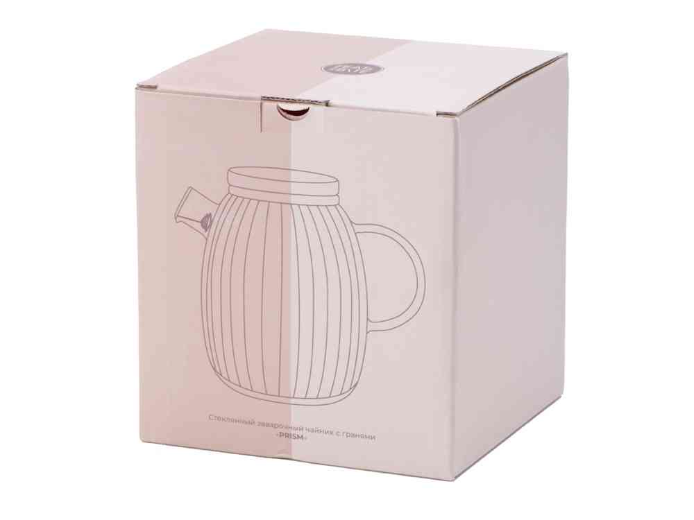 Стеклянный заварочный чайник с гранями Prism - 9