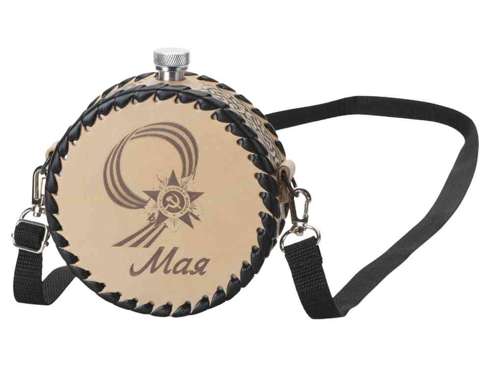 Фляга в кожаном чехле, 500 мл - 2