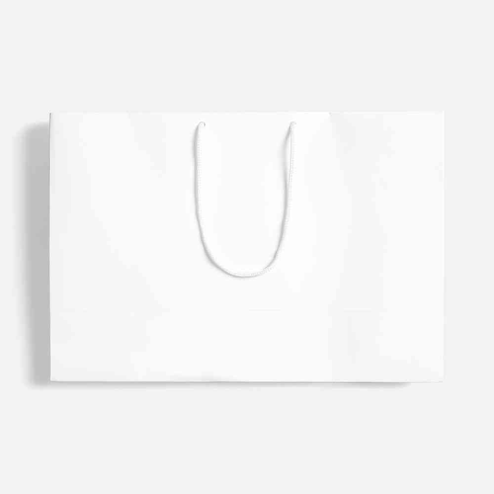 Пакет бумажный с ламинацией Lami Tote M, белый - 2