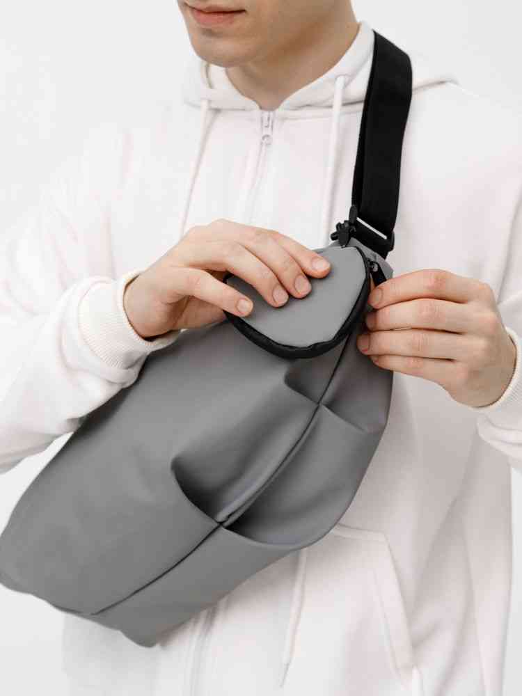 Сумка через плечо Altro, серая - 10