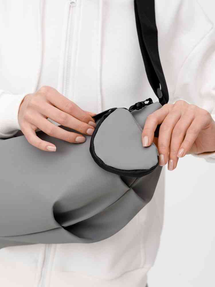 Сумка через плечо Altro, серая - 8