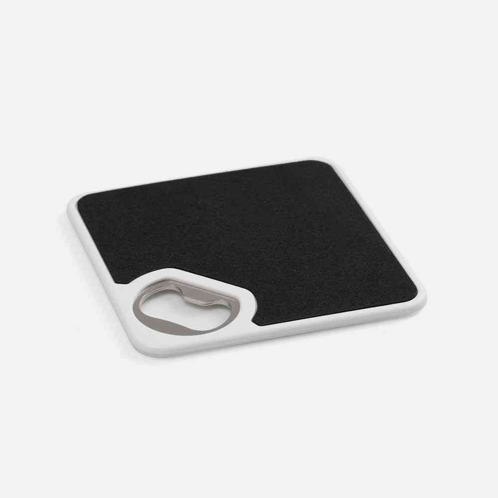 Костер с открывашкой для бутылок Bartender, ver.2, белый - 2