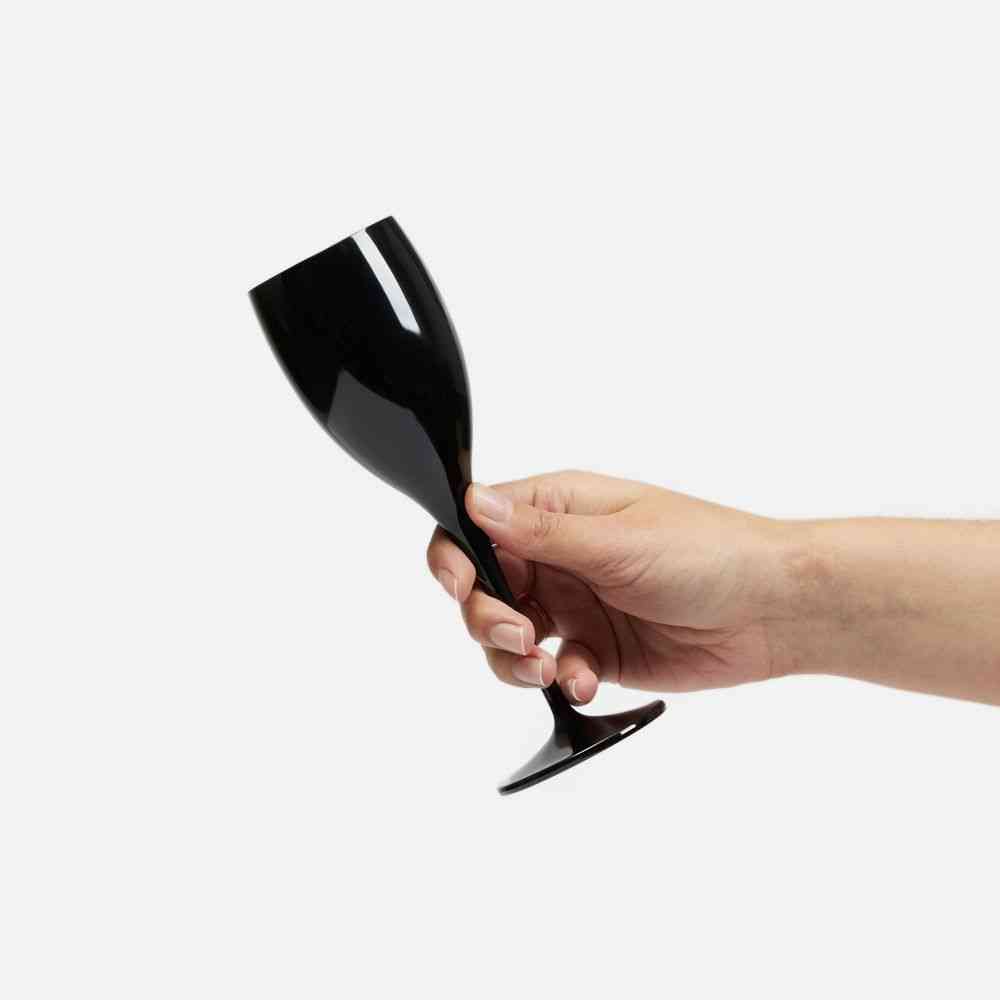 Бокал для шампанского Empresa, черный - 2