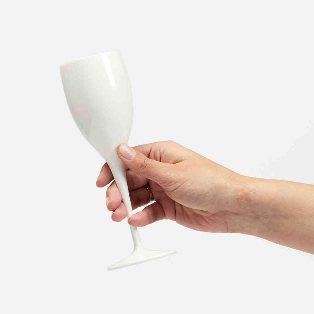 Бокал для шампанского Empresa, белый - 2