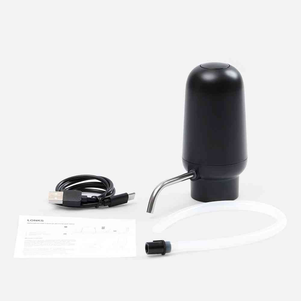 Электрический аэратор-дозатор для вина Lonks, черный - 8