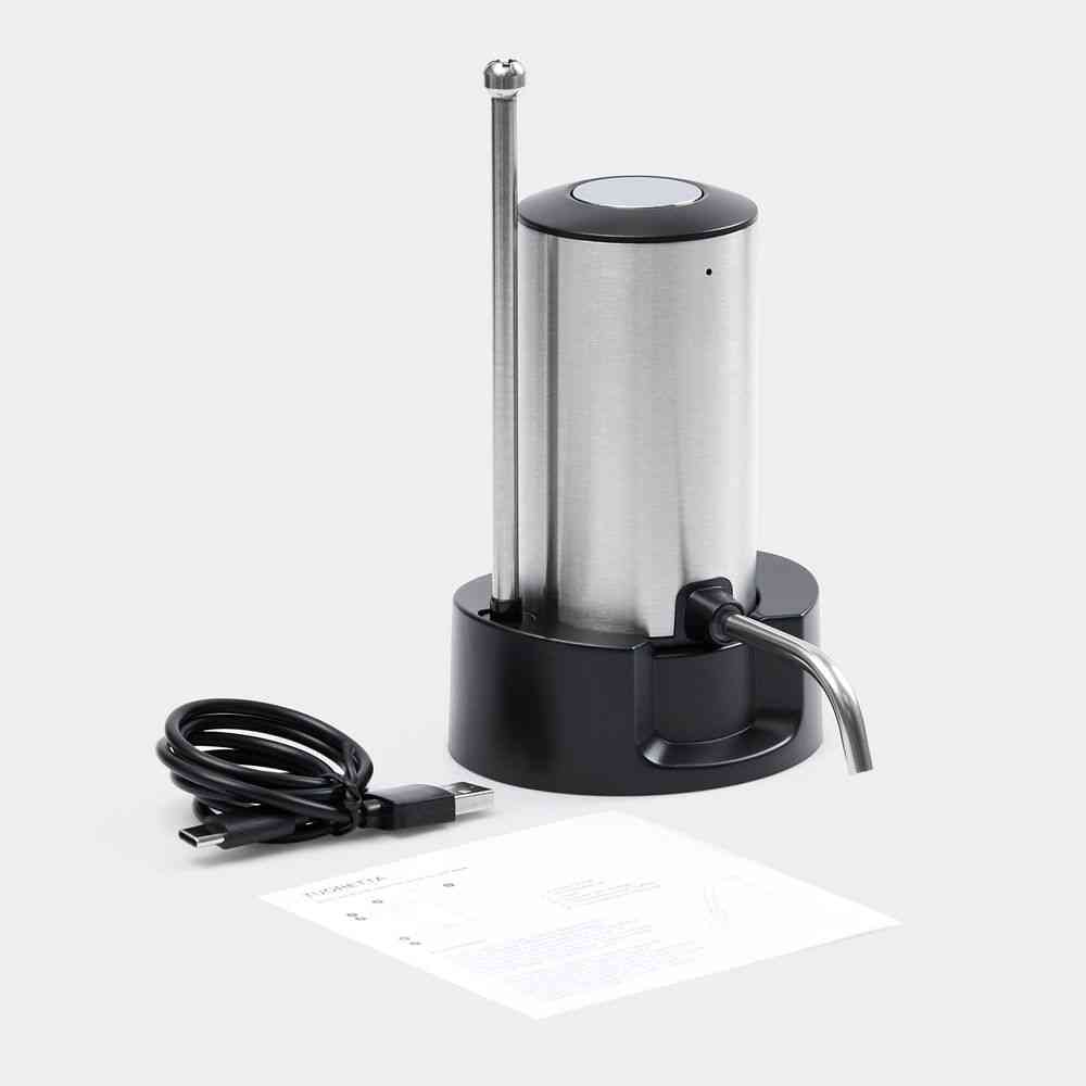 Электрический аэратор-дозатор для вина Tuoretta, серебристый - 10