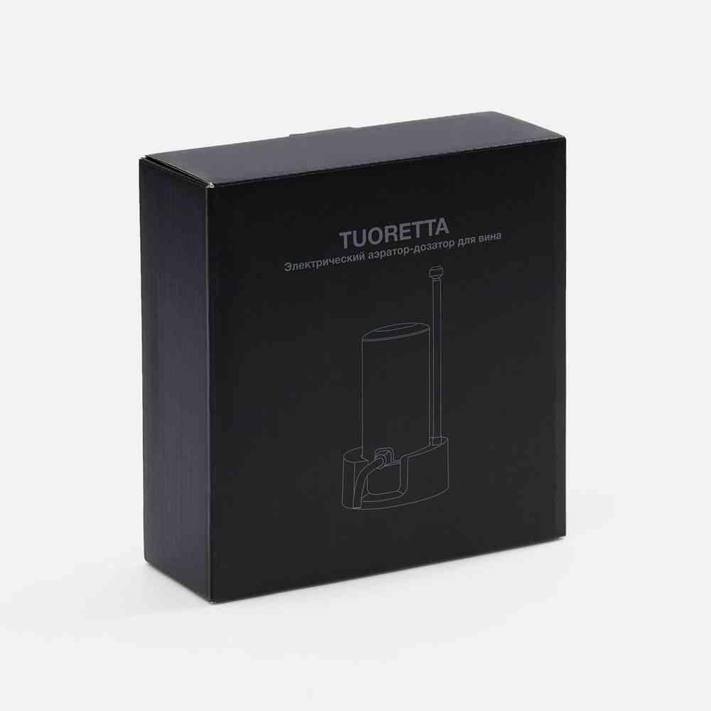 Электрический аэратор-дозатор для вина Tuoretta, серебристый - 12