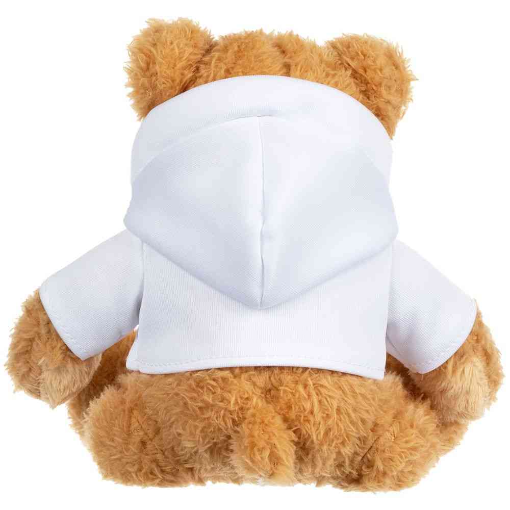 Мягкая игрушка «Мишка Cuddleton» в белом худи - 3