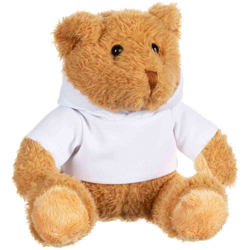 Мягкая игрушка «Мишка Cuddleton» в белом худи - 4
