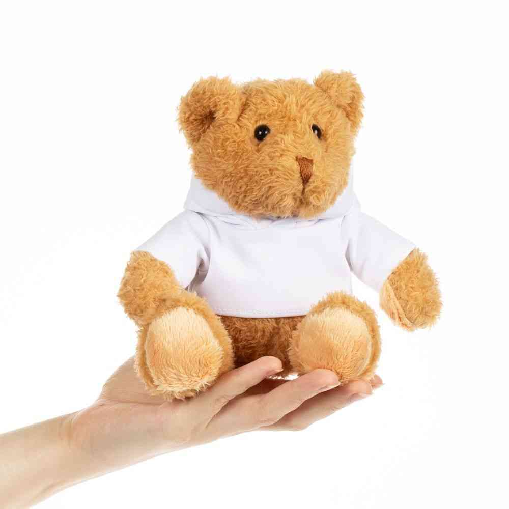 Мягкая игрушка «Мишка Cuddleton» в белом худи - 5