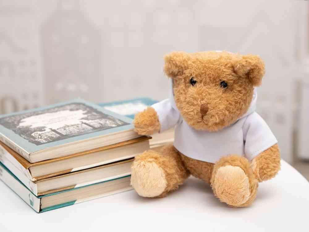 Мягкая игрушка «Мишка Cuddleton» в белом худи - 6