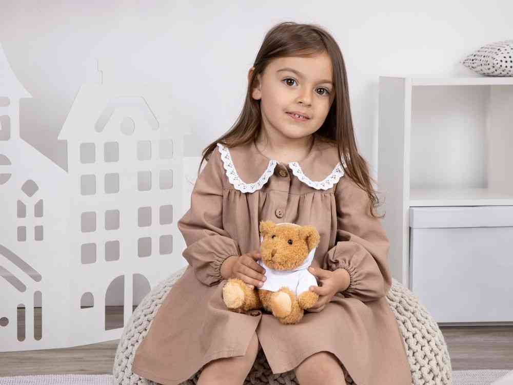 Мягкая игрушка «Мишка Cuddleton» в белом худи - 8