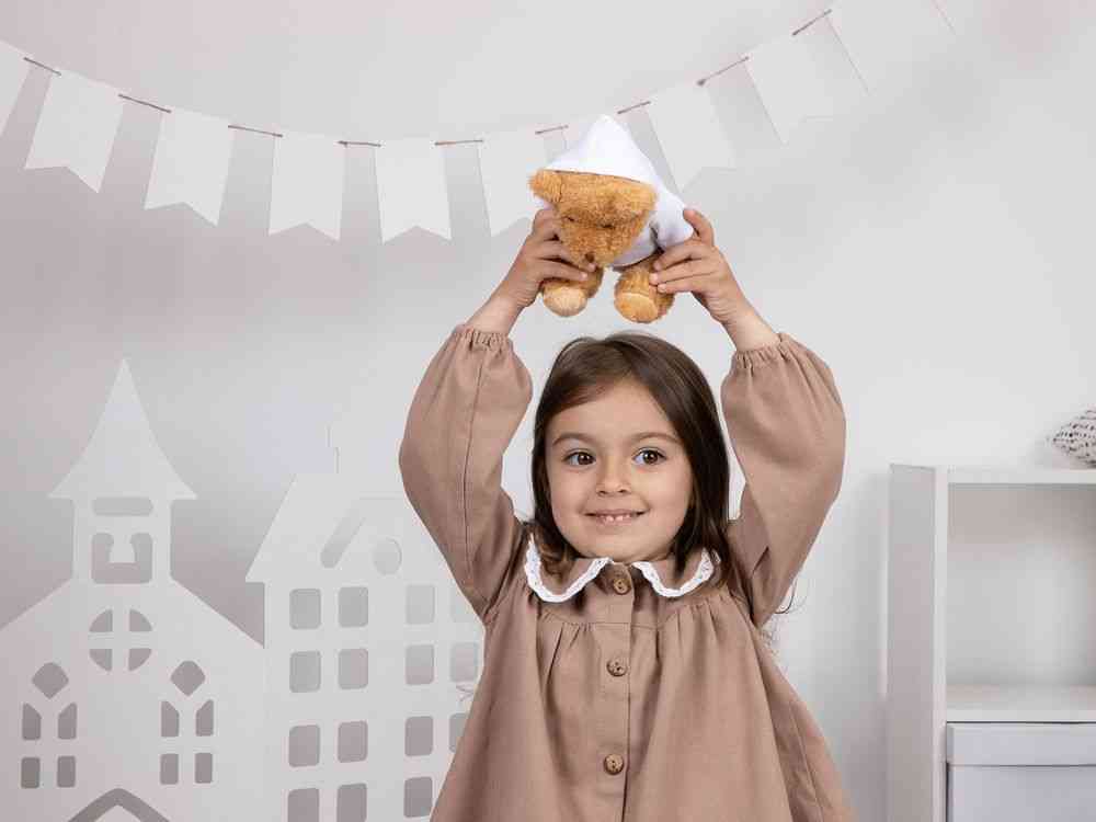 Мягкая игрушка «Мишка Cuddleton» в белом худи - 9