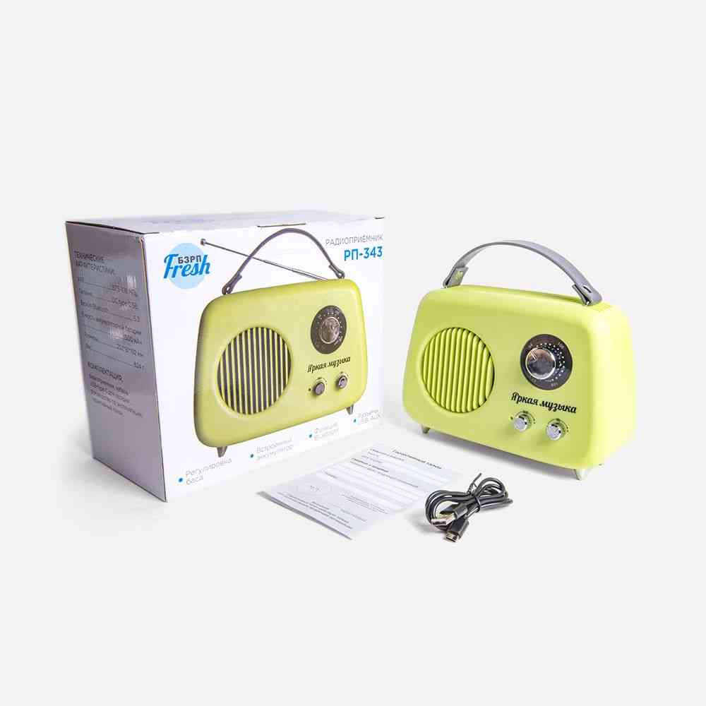 Радиоприемник &laquo;Fresh РП-343&raquo;, зеленый - 4