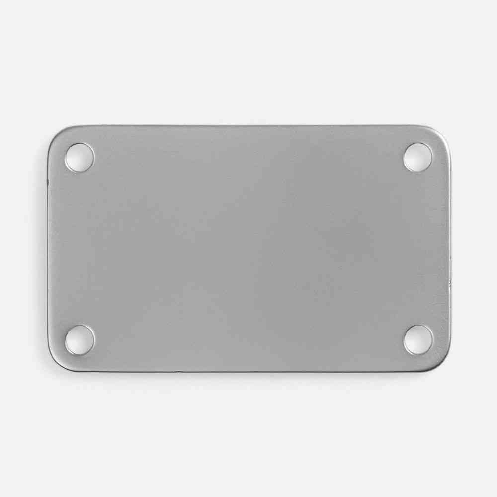 Шильдик металлический Furo, серебристый