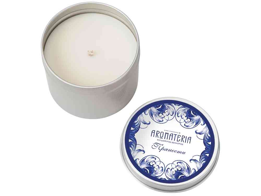 Набор: платок Гжель и свеча Птица счастья - 7