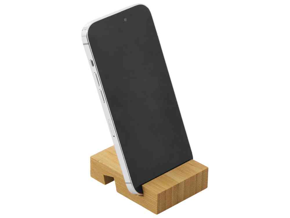 Подставка для телефона Plix из бамбука - 4
