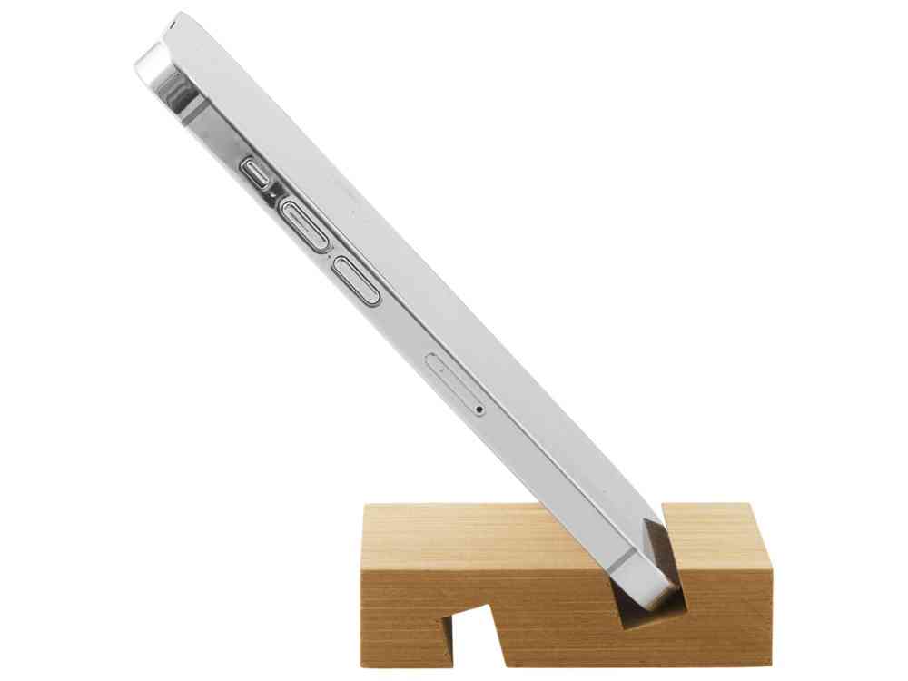 Подставка для телефона Plix из бамбука - 5