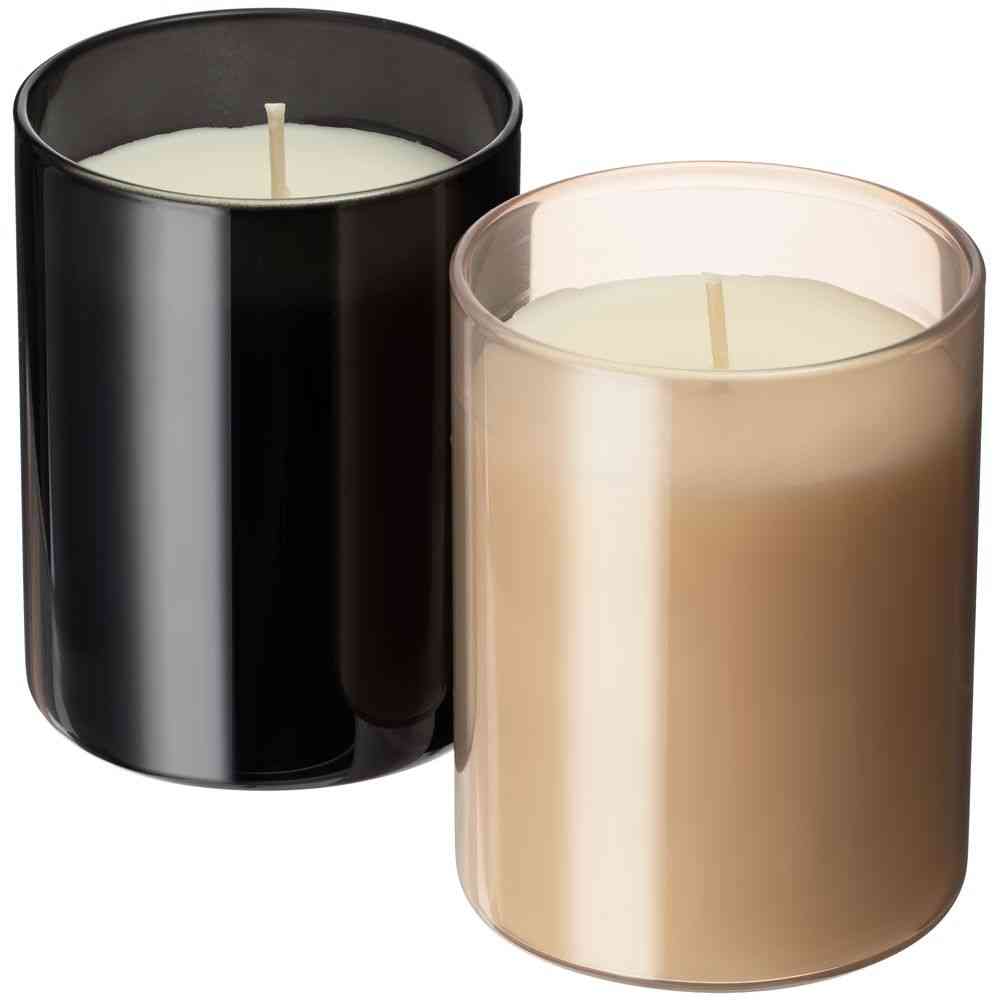 Ароматическая свеча Flikka, сосна и кипарис, бежевая - 6