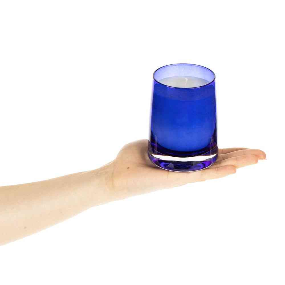 Ароматическая свеча Fragnola, пряная древесина и кардамон, темно-синяя - 2