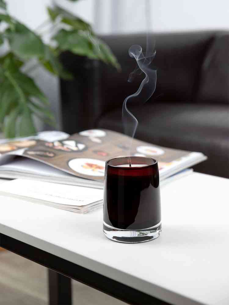 Ароматическая свеча Fragnola, грейпфрут и ветивер, бордовая - 6