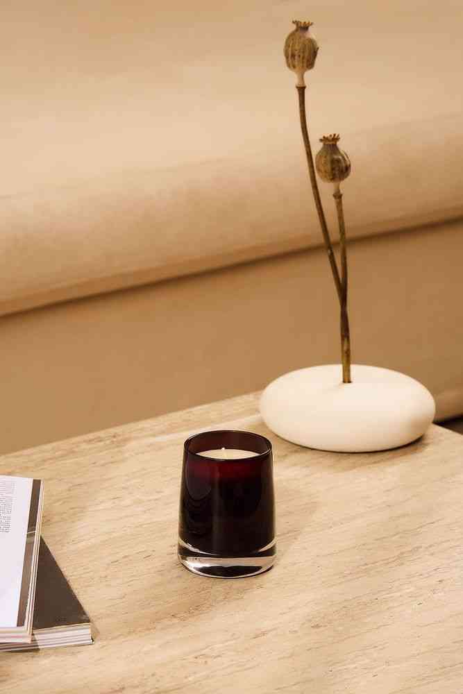 Ароматическая свеча Fragnola, грейпфрут и ветивер, бордовая - 7