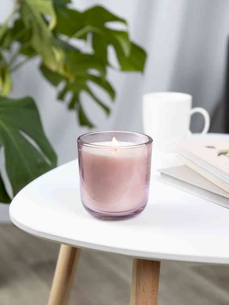 Ароматическая свеча Vitral, красный апельсин и базилик, фиолетовая - 5