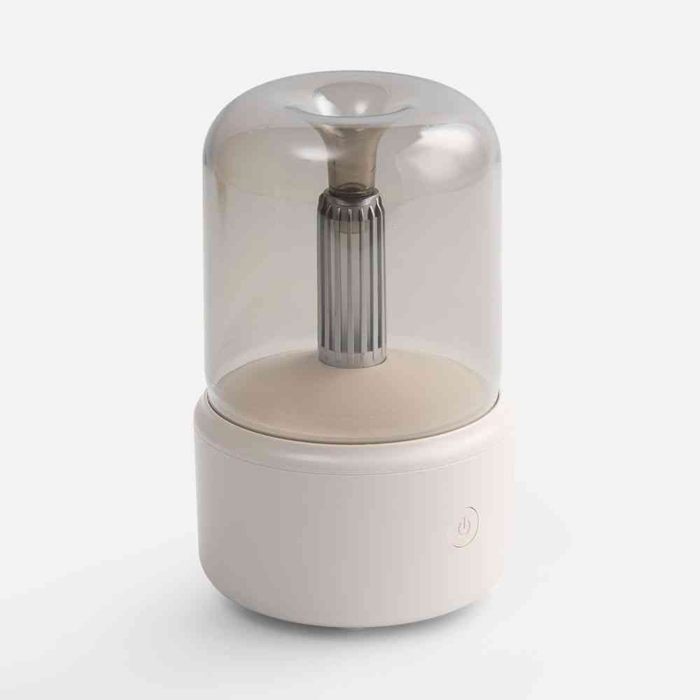 Увлажнитель-ароматизатор с подсветкой mistFlicker, молочно-белый - 2