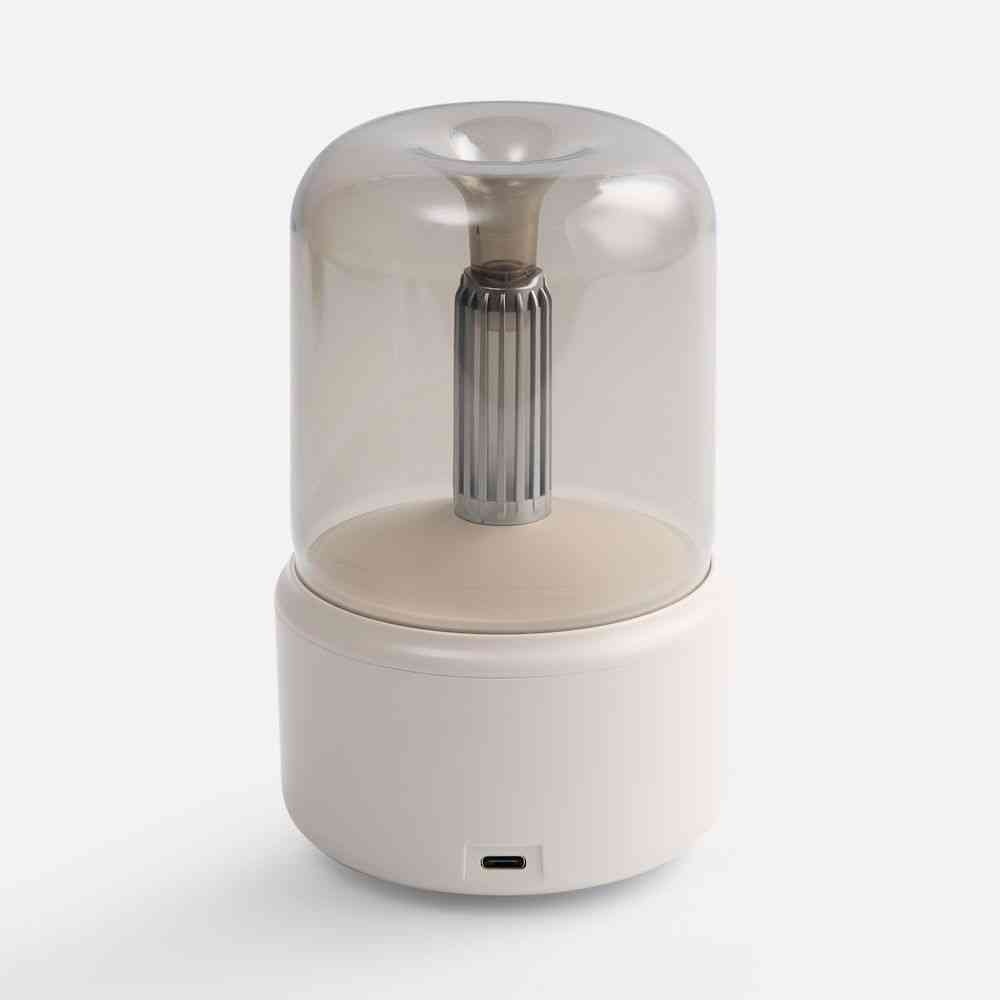 Увлажнитель-ароматизатор с подсветкой mistFlicker, молочно-белый - 3