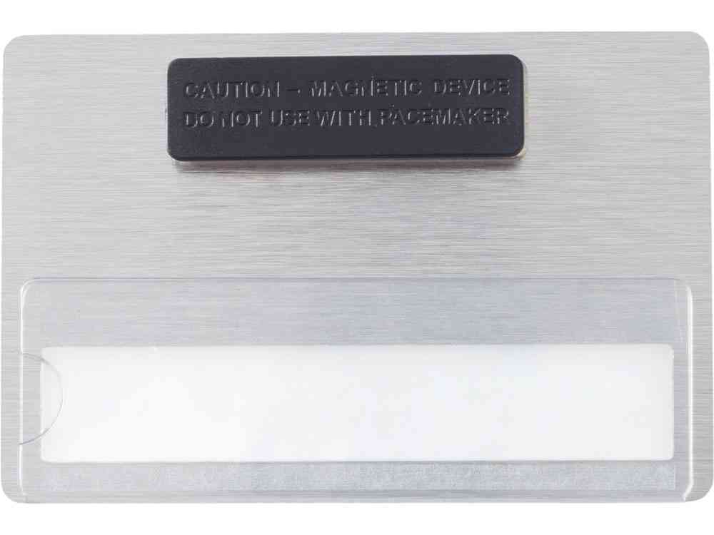 Магнитный металлический бейдж - 2