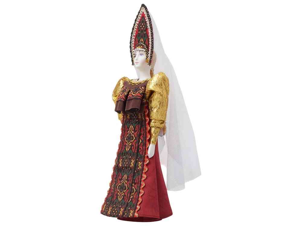 Подарочный набор: кукла фарфоровая, мёд с миксом из орехов - 13