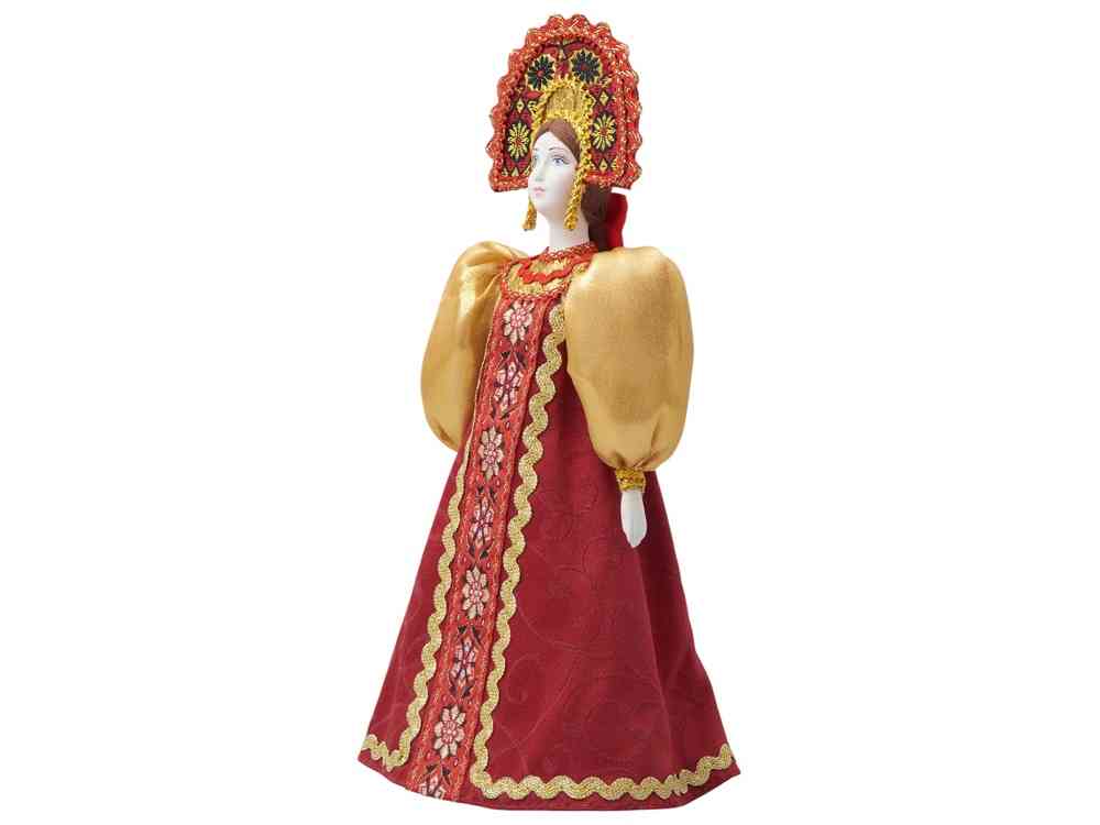 Подарочный набор: кукла фарфоровая, мёд с миксом из орехов - 16