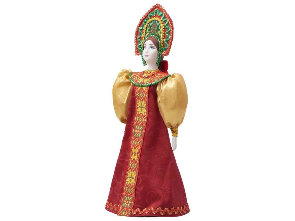 Подарочный набор: кукла фарфоровая, мёд с миксом из орехов - 7