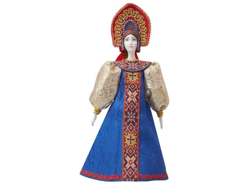 Подарочный набор: кукла фарфоровая, мёд с миксом из орехов - 16