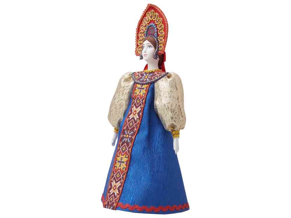 Подарочный набор: кукла фарфоровая, мёд с миксом из орехов - 17