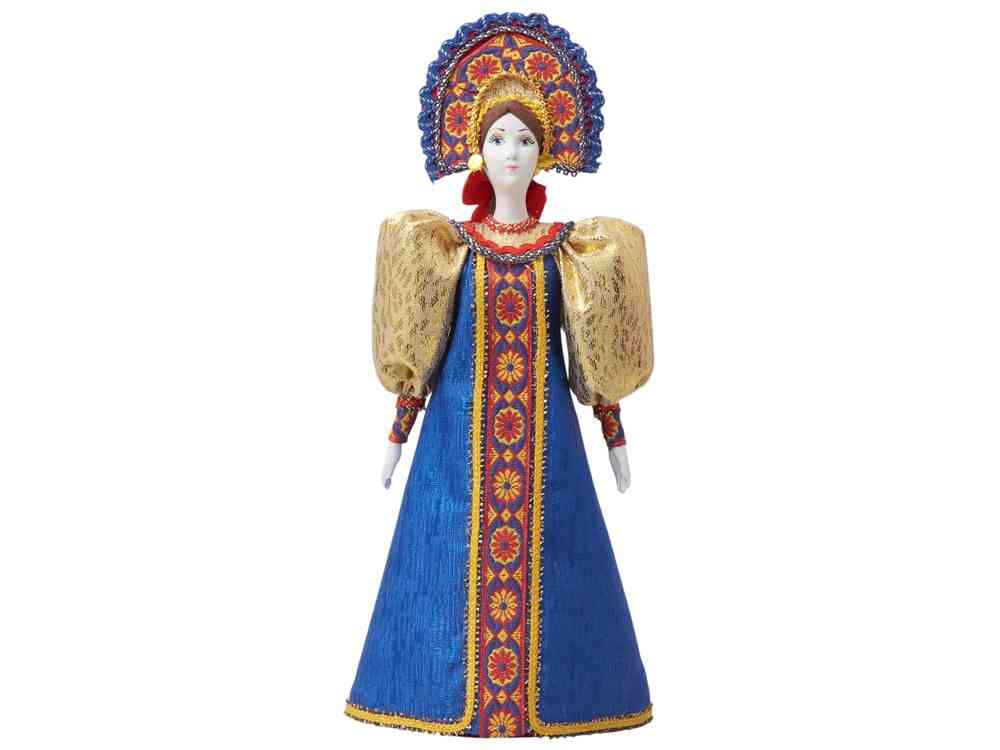 Подарочный набор: кукла фарфоровая, мёд с миксом из орехов - 7