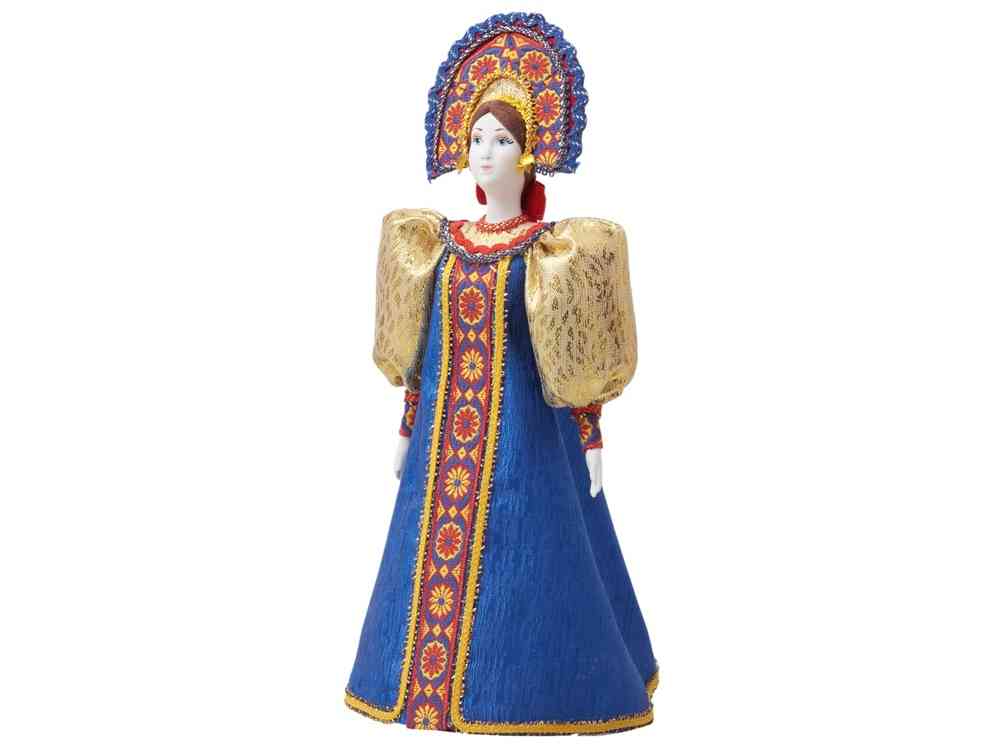 Подарочный набор: кукла фарфоровая, мёд с миксом из орехов - 8