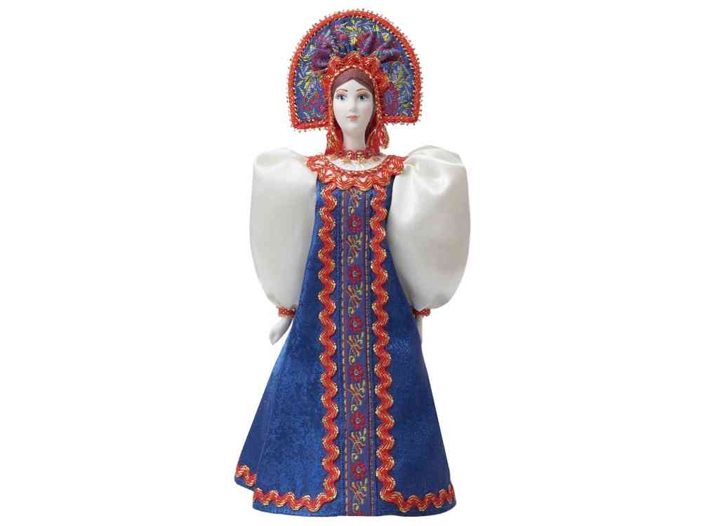 Подарочный набор: кукла фарфоровая, мёд с миксом из орехов - 10