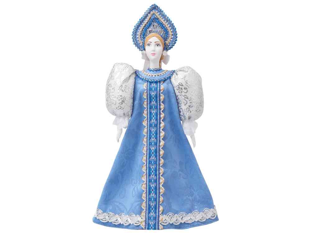 Подарочный набор: кукла фарфоровая, мёд с миксом из орехов - 3