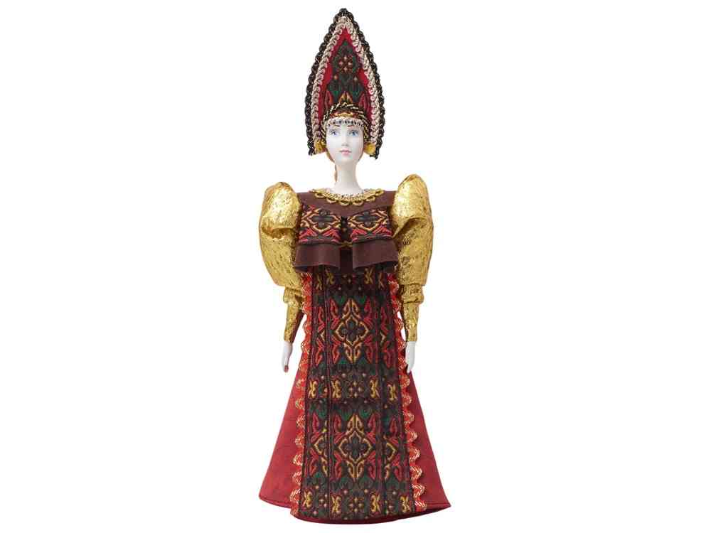 Подарочный&nbsp;набор:&nbsp;кукла фарфоровая,&nbsp;крем-мёд с лаймом и имбирем - 12