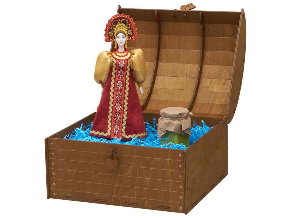 Подарочный&nbsp;набор:&nbsp;кукла фарфоровая,&nbsp;крем-мёд с лаймом и имбирем - 2