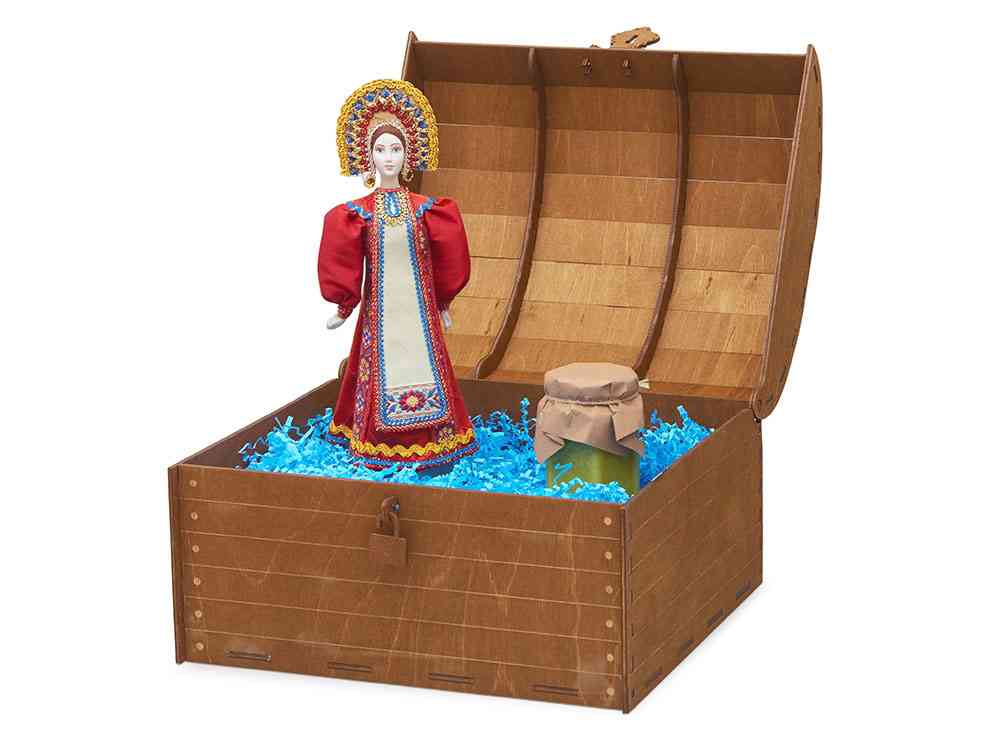 Подарочный&nbsp;набор:&nbsp;кукла фарфоровая,&nbsp;крем-мёд с лаймом и имбирем - 4