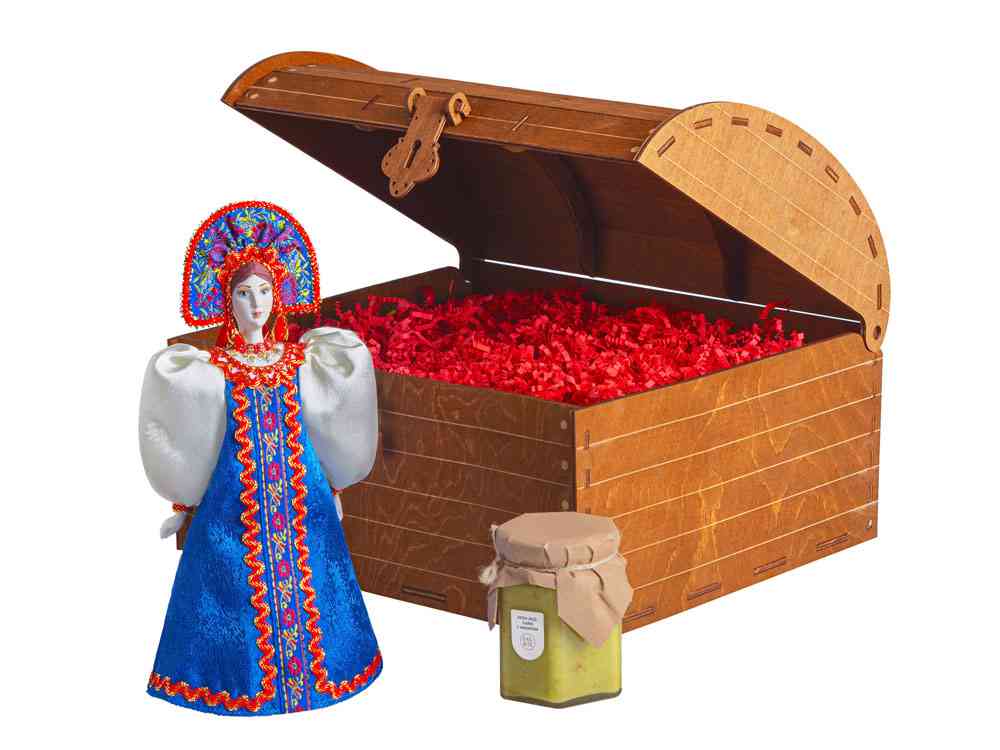 Подарочный&nbsp;набор:&nbsp;кукла фарфоровая,&nbsp;крем-мёд с лаймом и имбирем - 3