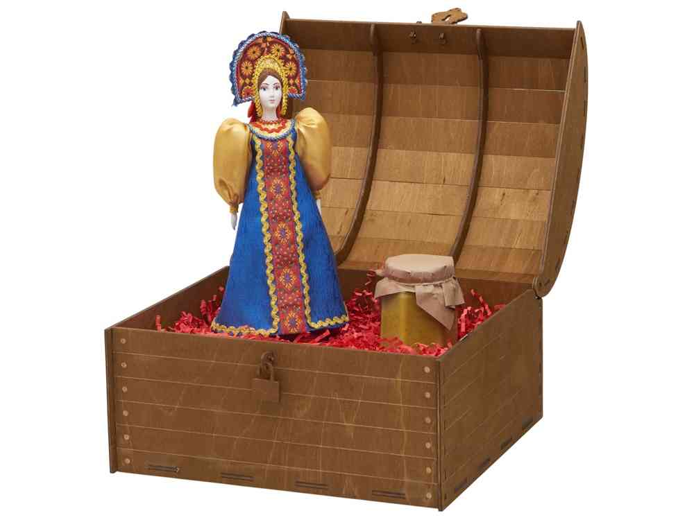 Подарочный&nbsp;набор:&nbsp;кукла фарфоровая,&nbsp;крем-мёд с лаймом и имбирем - 4