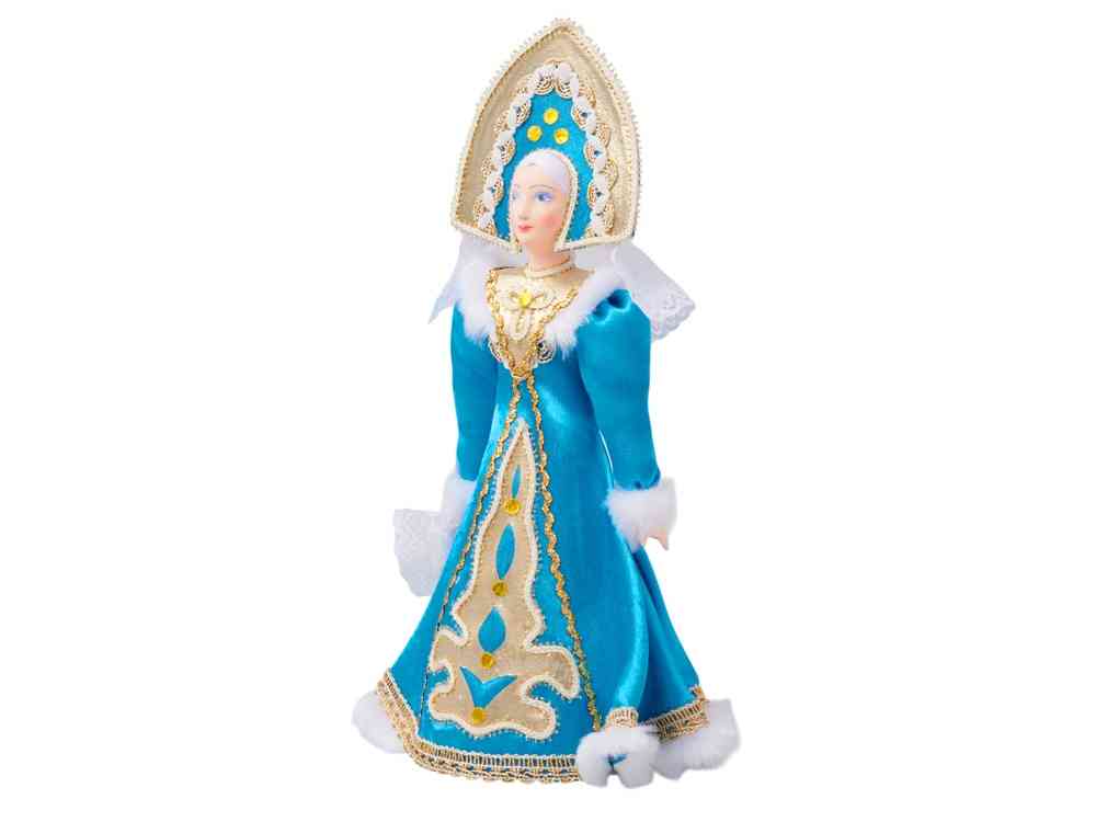 Подарочный&nbsp;набор:&nbsp;кукла фарфоровая,&nbsp;плед флисовый - 3