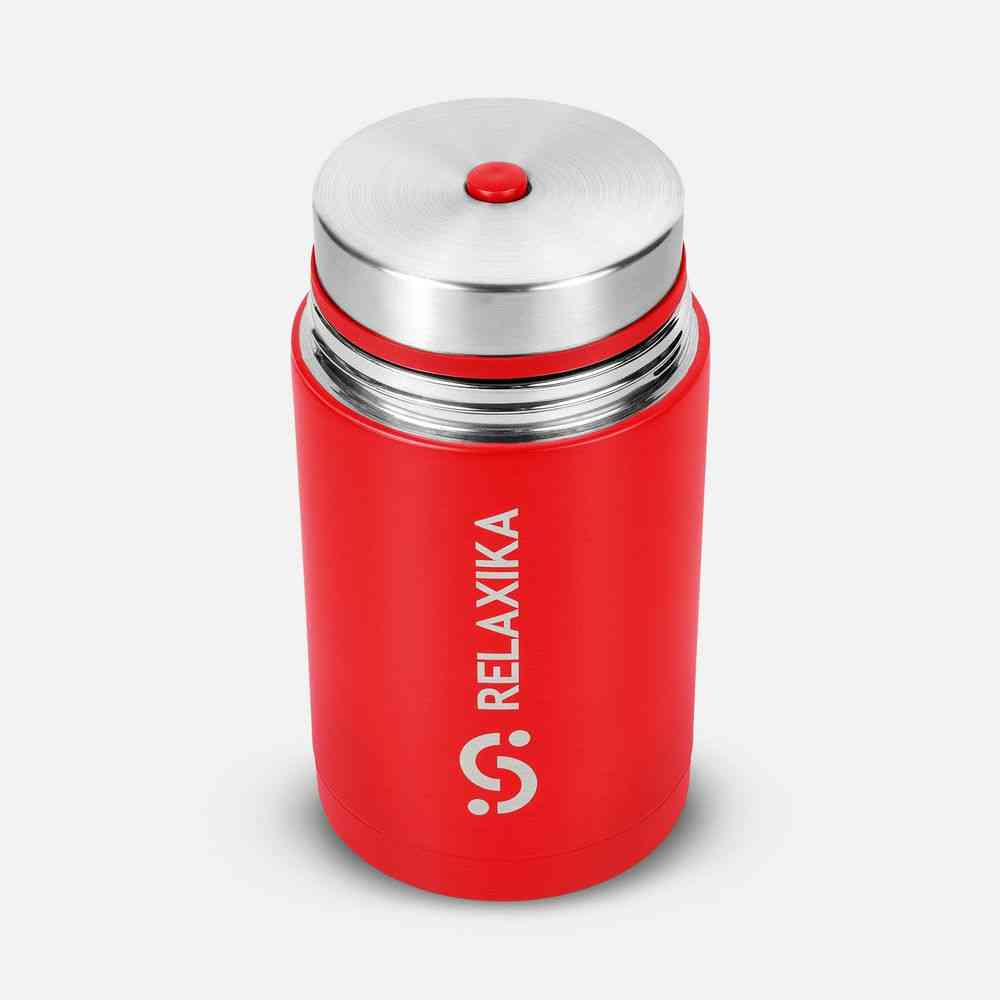 Термос для еды Relaxika 1000, красный - 3