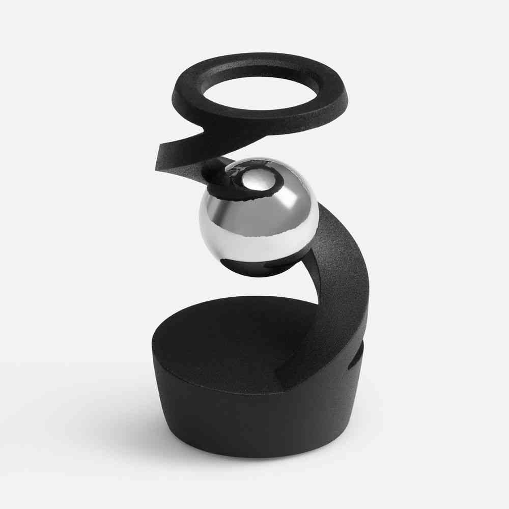 Настольный антистресс Mindflow, черный с серебристым