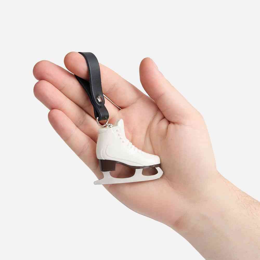 Брелок &laquo;Фигурный конек&raquo;, белый - 5