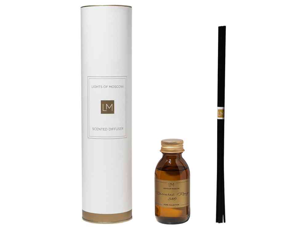 Ароматический диффузор с палочками, Баккарат: жасмин и миндаль, амбра, 100 мл - 2