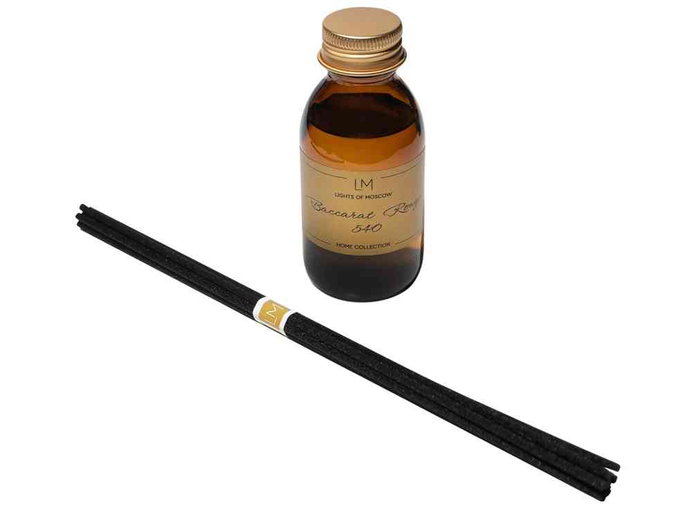 Ароматический диффузор с палочками, Баккарат: жасмин и миндаль, амбра, 100 мл - 3